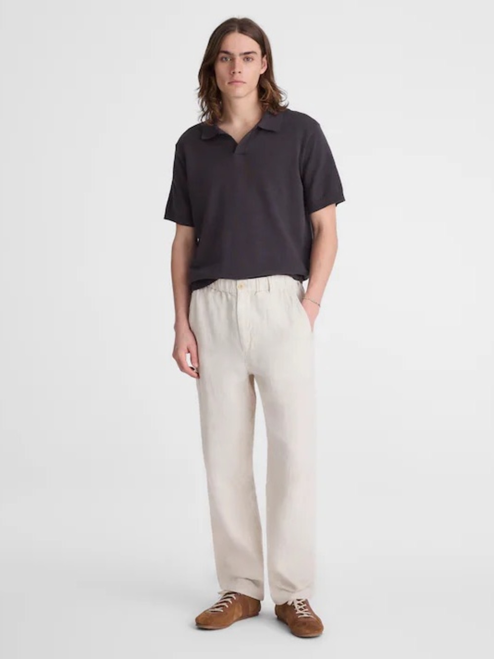 Madewell Pull-On Pant in Linen